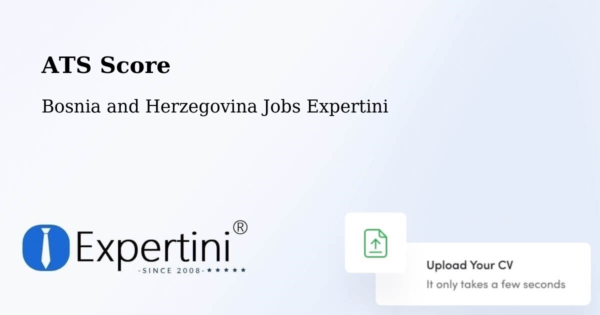 Resume ATS Score & Job Description Match Tool – Bugojno - Bosnia and Herzegovina Jobs Expertini